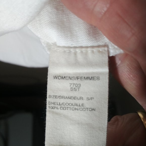 Woolrich Womens Cap Sleeve Tee Shirt - Size S - Pre-owned - ZKT6Y6 - Picture 6 of 7